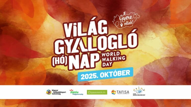 Elindult a nevezés a Világ Gyalogló Hónap 2025 programra